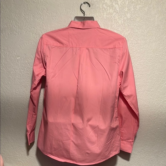 Polo Casual Pink Button Down Shirt with Embroidered Logo - Picture 4 of 5